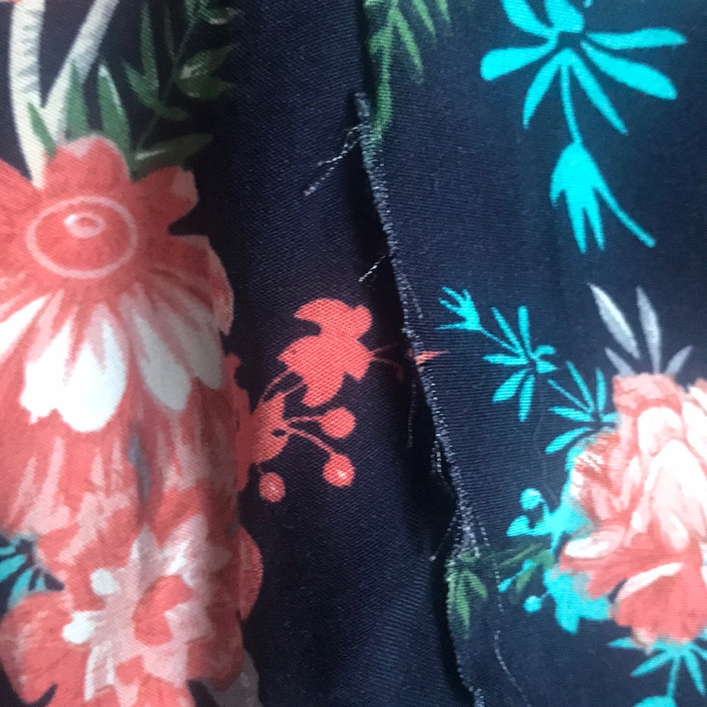Plus Size Blue Floral Cardigan Kimono Duster NWT - Picture 7 of 7